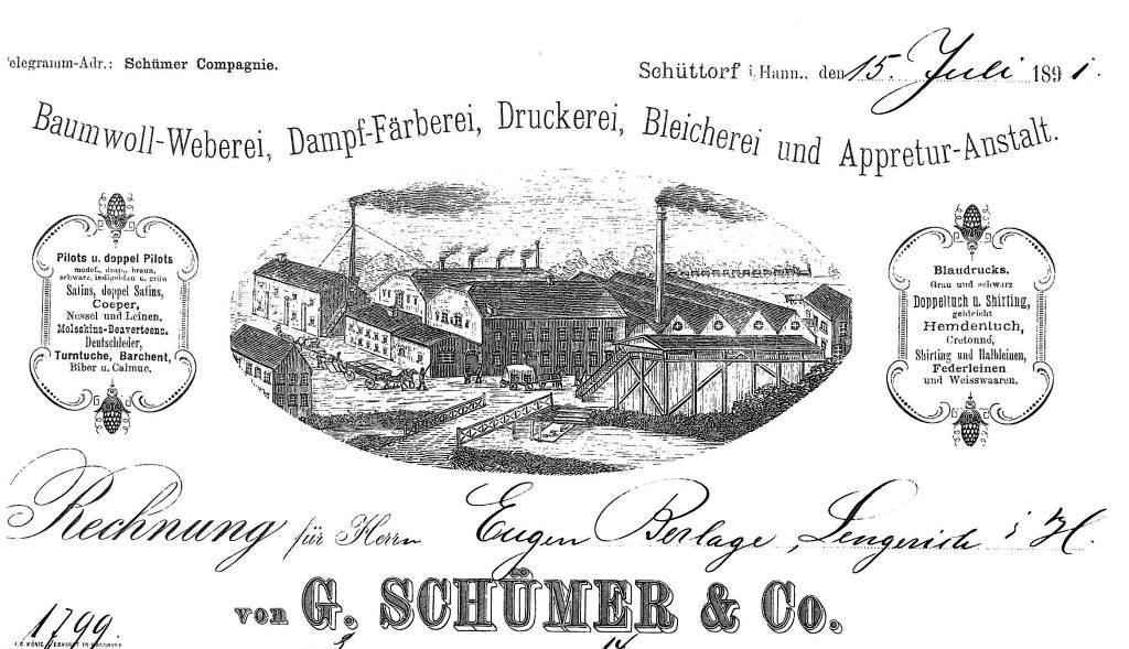 Schümer Vor über 200 Jahren wurde die jetzige Firma G. Schümer GmbH & Co. gegründet.