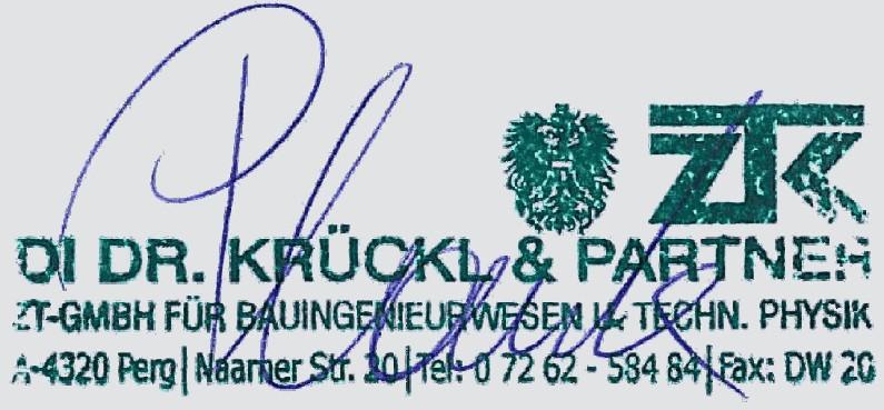 Krückl & Partner ZT-GmbH ErstellerIn-Nr. Ausstellungsdatum 04.12.2012 GWR-Zahl Gültigkeitsdatum 03.12.2022 Geschäftszahl 3957.