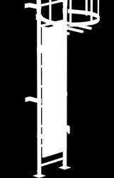 051,00 Zustiegssicherungen für Wartungsleitern nach DIN 18799-1 Aluminium- Einstiegsleiter Hochhängbar, abschließbar. Länge 2,5 m. Nutzlänge ca. 1,7 m.