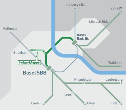 Rasche Durchmesserlinien für die Region Herzstück Regio-S-Bahn schafft rasche Durchmesserlinien ohne Umsteigen und zeitraubende Richtungswechsel in den Bahnhöfen verbindet drei nationale Netzte zu