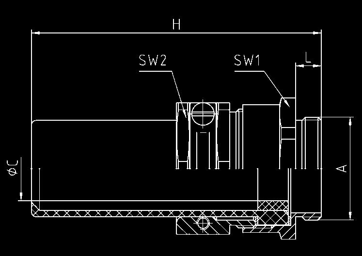 KOMPAKT Kabelverschraubung / KOMPAKT cable gland Druckschraube Messing CuZn39Pb3, galv. vernickelt Zugentlastungsschelle Messing, galv.