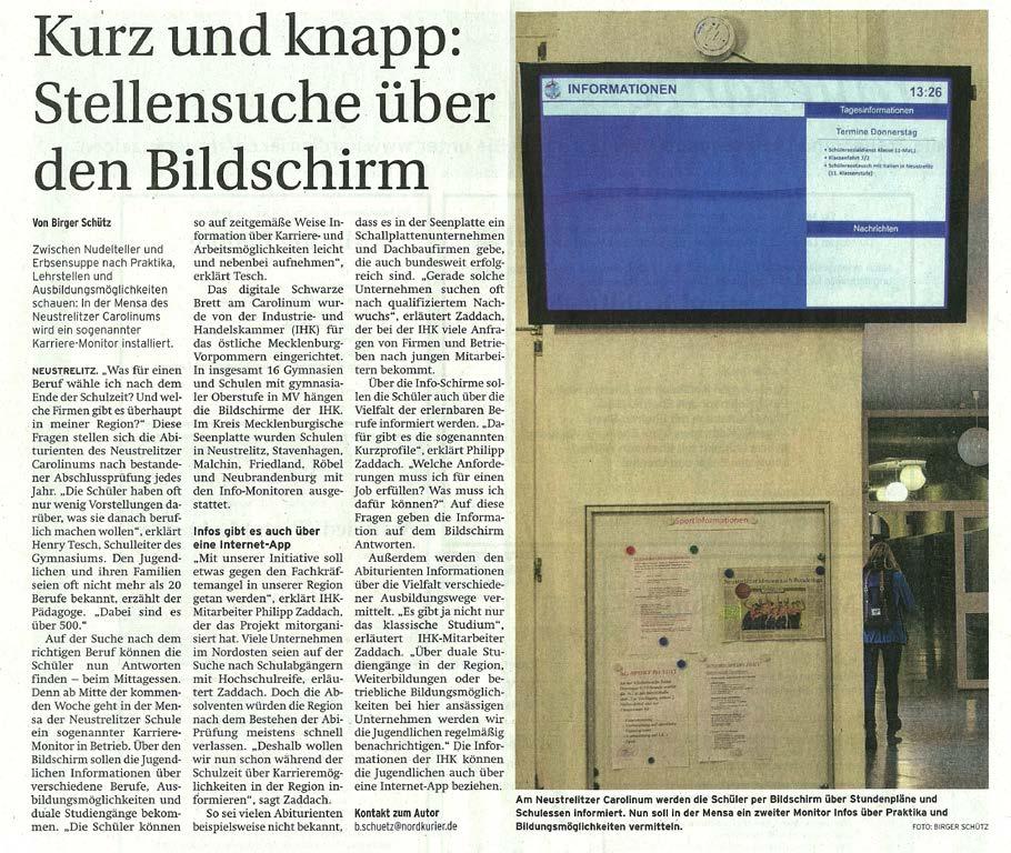 Strelitzer Zeitung, 14.10.2016 81. Jg. Nr.