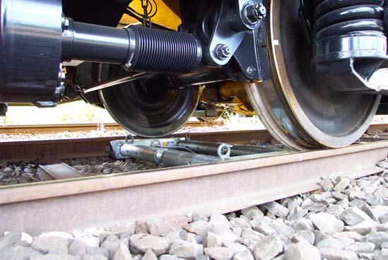 MEW 2008 in Standard-Ausführung bis maximal 12,5 t Radlast (mit 1 Verspannung) Geeignet für alle Arten von Schienenfahrzeugen Lokomotiven, Triebfahrzeuge, Waggone, S-, U- und Straßenbahnen,
