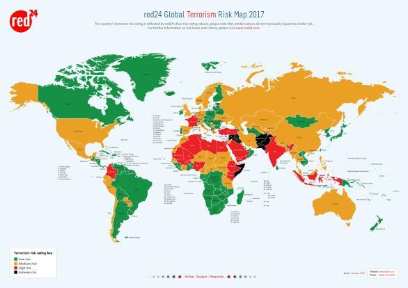 Global Terrorism Risk Map Folie 10-04.07.