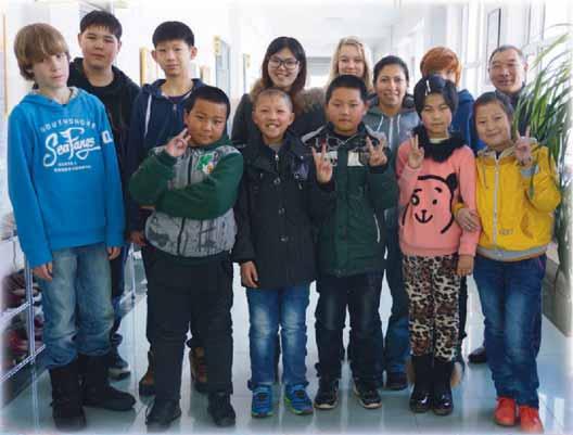 Wir haben eine Rallye für die Schüler vorbereitet und die Inhaltangabe von Die alte Dame Von Friedrich Dürrenmatt ins Chinesische übersetzt, sagte Kimberly Kramer, Klasse 9.