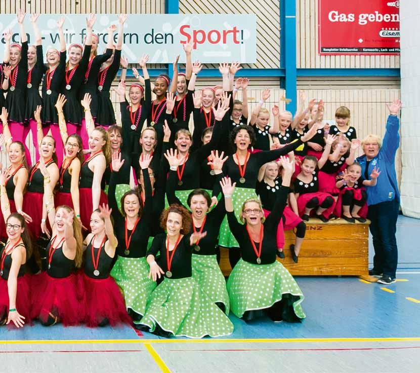 Württembergische Meisterschaften in Fellbach die sieben Wettkampfgruppen der Happy Hoppers auf einen Blick Bei der diesjährigen Sportlerehrung traten alle Happy Hoppers (insgesamt 80 Mädchen und