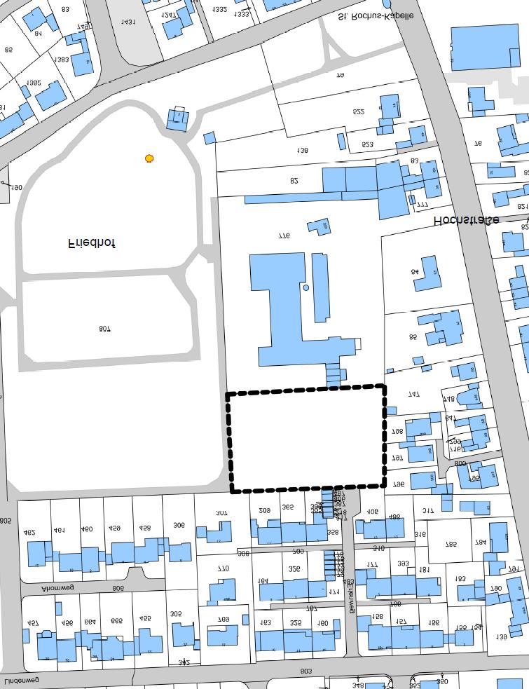 Übersichtskarte Burggemeinde Brüggen Ortsteil Brüggen Geltungsbereich