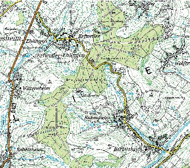 Straße, Buslinien 51, 54 Markierung Tafeltour Ideale Tagestour aus drei Teilen: Aus dem Tal der Blies lang gestreckt auf die Bliesgauhöhen, dort auf der Höhe durch den Wald und schließlich im dritten
