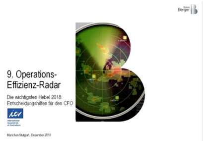 (Hebel/Aktivitäten) Review Unternehmensstrategie/-ziele 2018 Review Operations- Effizienz- Radar 2018 > Erstellung der Gesamtplanung und