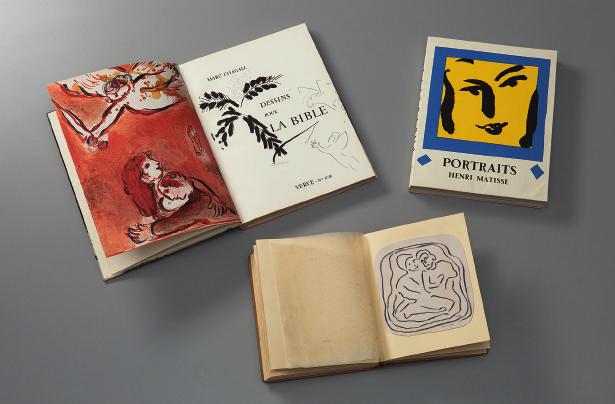 Illustrierte Bücher und Mappenwerke, 20. und 21. Jahrhundert 155 1329 1330 1331 Illustrierte Bücher und Mappenwerke 20. und 21. Jahrhundert 1329. Chagall, Marc (Russland/Frankreich, 1887 1985).