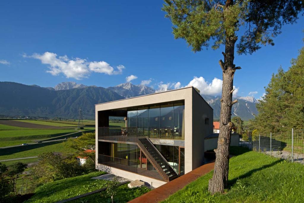 Sieger: ETHOUSE AWARD 2014, Kategorie Einfamilienhaus Haus P, 6414 Mieming, Tirol Architektur Projektverantwortlicher Verarbeitung F H Architekten ZT KG, Zirl Arch.