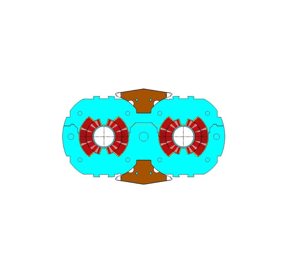 Aufbau eines LHC-Dipols Aufbau eines Dipols im Querschnitt Eisenspange: trimmt das B-Feld unterdrückt ungewollte