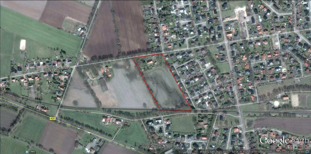 1. Einleitung Die Samtgemeinde Emlichheim plant mit der Aufstellung des Bebauungsplans Nr. 59 Baugebiet Rakers in der Gemeinde Emlichheim die Erschließung neuen Baulandes für ein Wohngebiet.
