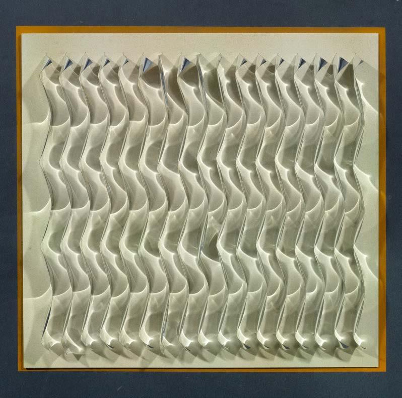 PostWar & Contemporary 3419 JULIO LE PARC (Mendoza 1928 - lebt und arbeitet in Paris) Variation N 2. 1980. Aluminium und Holz.