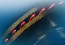 Weitere Anwendungsbeispiele zur Messung an Bremsscheiben Temperaturmessung der Bremsscheibe in Rennfahrzeugen Zur Optimierung eines Bremssystems bei einem Rennsportfahrzeug wird im Rahmen von
