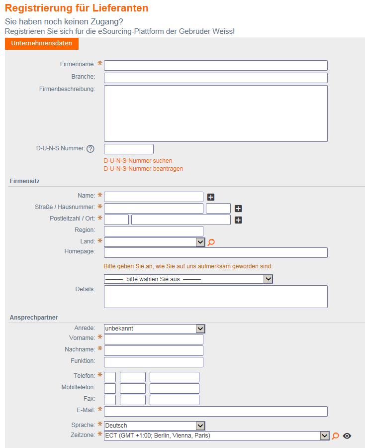 Das Gebrüder Weiss Support Team prüft Ihre Registrierung und gleicht diese ggf. mit bestehenden Einträgen ab. Sie erhalten nach Überprüfung eine E-Mail mit Zugangsdaten. 2.