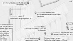 Deutschlandkarte der architektonischen Superlative Wir wissen es schon lange, die Leserinnen und Leser der Wochenzeitung Die Zeit wissen es seit 3.11.