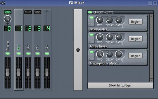 04.03.18 LMMS FX Mixer Effekte bzw.