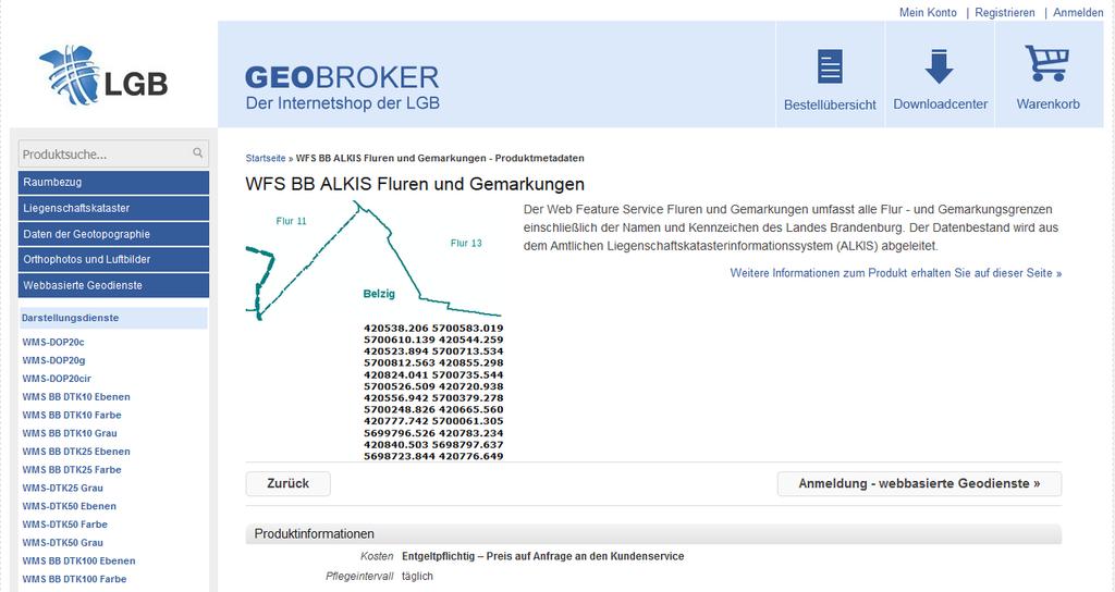 Welche Geodienste?