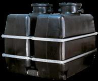 1.000 Liter Flachtank Kellertank 1.000 Liter Flachtank Erdtank begehbar, 1.000 l, nahtlos aus einem Stück gefertigt, inkl.