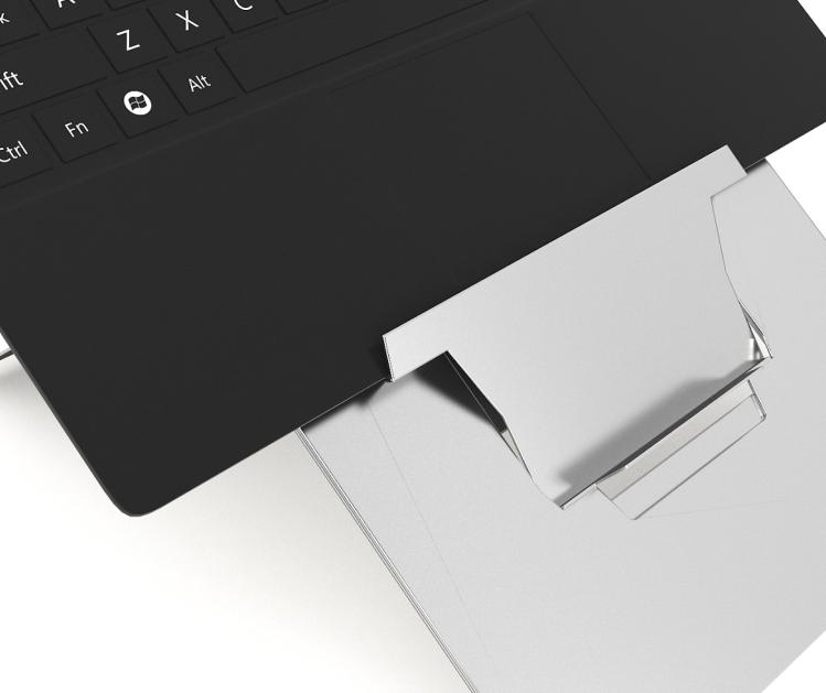 5 mm Gewicht: 280 g passend für Laptops: