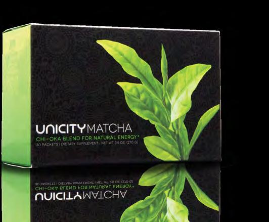 UNICITYMATCHA Diese Chi-Oka-Mischung ist reich an Antioxidantien und anderen wichtigen Nährstoffen und ist eine natürliche Energiequelle für Körper und Geist.