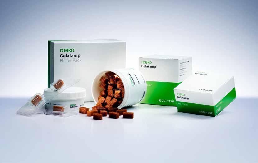SILBER GEWINNT Gelatamp ist ein Gelatineschwamm zur Prophylaxe von Wundinfektionen und Nachblutungen nach Extraktionen.