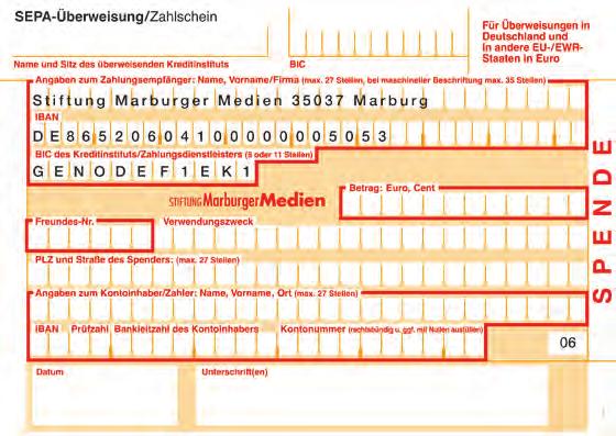 Stiftung Marburger Medien I Am Schwanhof 17 I 35037 Marburg Willkommen zu Weihnachten Gutes für Gastgeber Das hätten sich unsere Kolleginnen aus der Logistikabteilung g auch nicht träumen lassen,