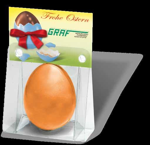 Nougat-Ei Das süße Ei zum Fest in transparenter Kunststoff-Packung mit Druckverschluss.