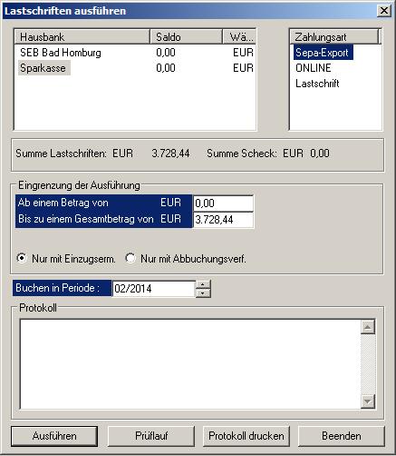 3.4 Erstellung einer SEPA-konforme XML-Datei Wollen Sie die Bankaufträge nicht direkt über die HBCI Kontaktverwaltung versenden, sondern eine SEPA-konforme XML-Datei erstellen, gehen Sie bitte