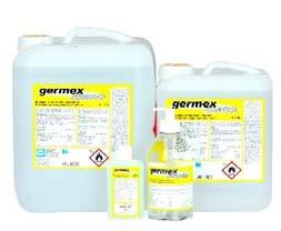 Desinfektionsmittel Flächendesinfektionsmittel 027227 Germex Spray, 500 ml., Sprühflasche ph 7 Dose 7.50 027228 Germex Spray, 10 lt. ph 7 Geb. 71.