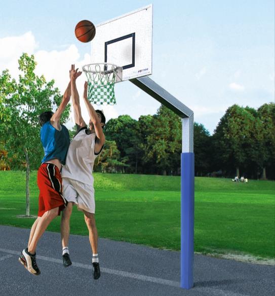 Basketballkörbe Einfriedung