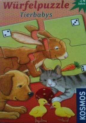 Einzelarbeit möglich Schmidt Verlag 6,79 Würfelpuzzle Tierbabys 4 Puzzlebilder aus jeweils 6 Teilen und