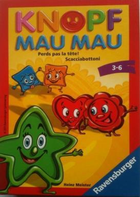 Kosmosverlag 4,99 Knopf MAU MAU Legespiel für 2-4 Spieler von 3-6 Jahren 36 Knöpfe in 6 Farben und 6 Formen