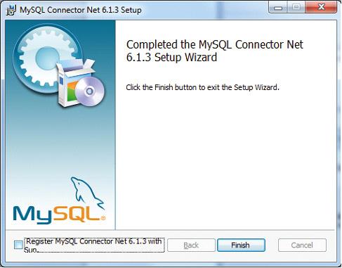 Der Abschluss-Dialog wird angezeigt. Abb. 3-14 ¾¾Deaktivieren Sie die Checkbox Register MySQL Connector Net 6.1.3 with Sun. ¾¾Klicken Sie den Button Finish, um die Installation abzuschließen. 3.3.2 Interface Clients Nach erfolgreicher Installation des MySQL Connectors, können die eigentlichen Interface Clients installiert werden.
