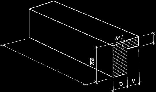 L= Auflagewinkel AW-EPS Fensterbänke, Schwellen, Brüstungsabdeckungen Auflagewinkel : Querschnitt AW-EPS (EPS 15 kg/m3) *A = Abstand (inkl.