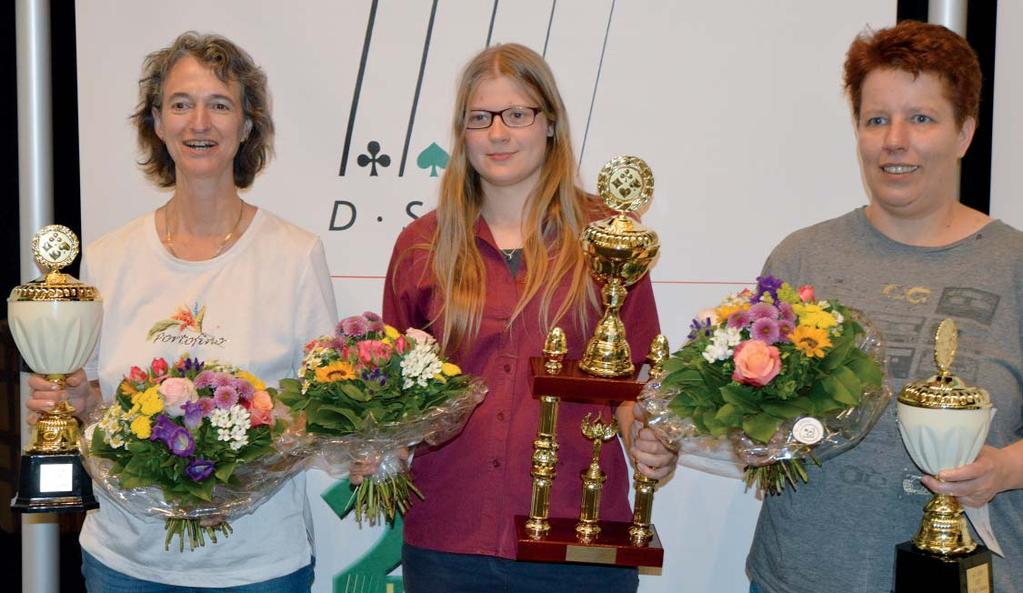 62. Deutsche Einzelmeisterschaften Ausgesprochen spannend verlief der Endspurt bei den Damen.