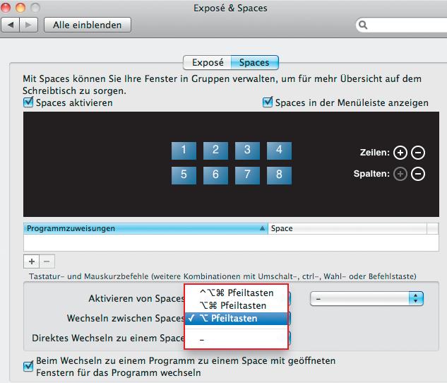Praxis Hotline system und auch der Inhalt einzelner Dateien korrumpiert sein. (ea) Shortcuts für den Desktop-Wechsel bei Mac OS Ich empfinde die Spaces von Mac OS als?