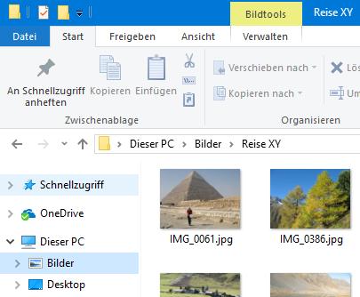 an Start angeheftet Start OneDrive Wenn aufgefordert, mit Microsoft Konto anmelden Bilder Eigene Aufnahmen öffnen Fenster nach rechts