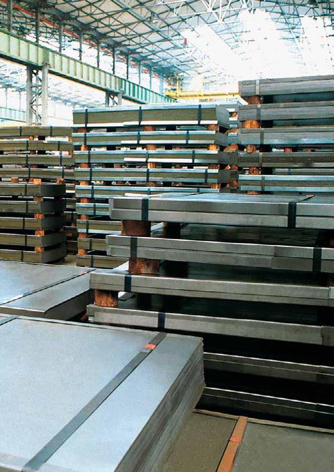 Steel sheets from black, pickled,