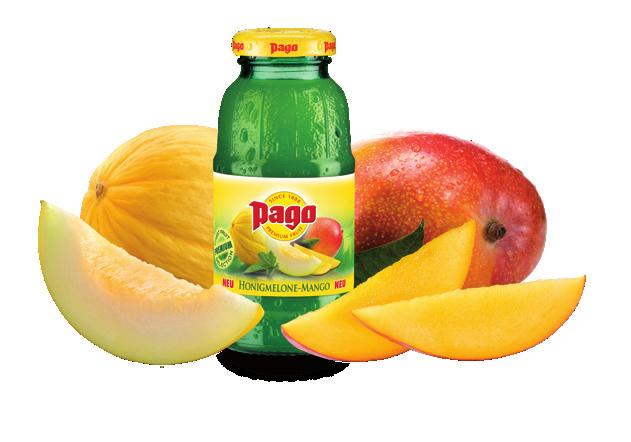 Honigmelone-Mango in ein Glas