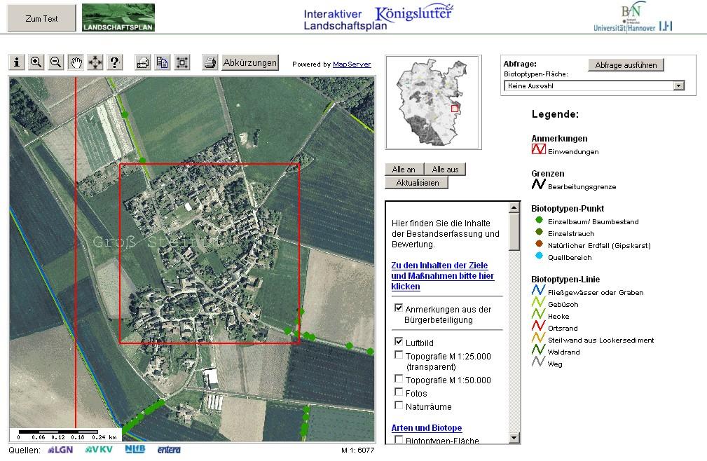 Beispiel Landschaftsplan Königslutter www.koenigslutter.de/landschaftsplan.