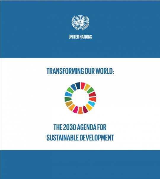 Ergebnisdokument der Verhandlungen: Agenda 2030 für Nachhaltige Entwicklung ein Zukunftsvertrag für die Welt Kapitel 1 Nachhaltigkeits Erklärung der Staats und Regierungschefs Kapitel 2 Katalog von