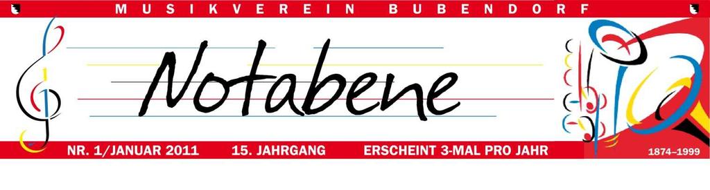 Die Aktivmitglieder des Musikvereins Bubendorf wünschen Ihnen alles Gute im neuen Jahr!