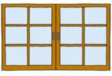 Das kann ich jetzt! Fülle aus. Wie viele Glasscheiben sind in den Fenstern? In zwei Fenstern sind 12 Glasscheiben. In drei Fenstern sind 18 Glasscheiben. In fünf Fenstern sind 30 Glasscheiben.