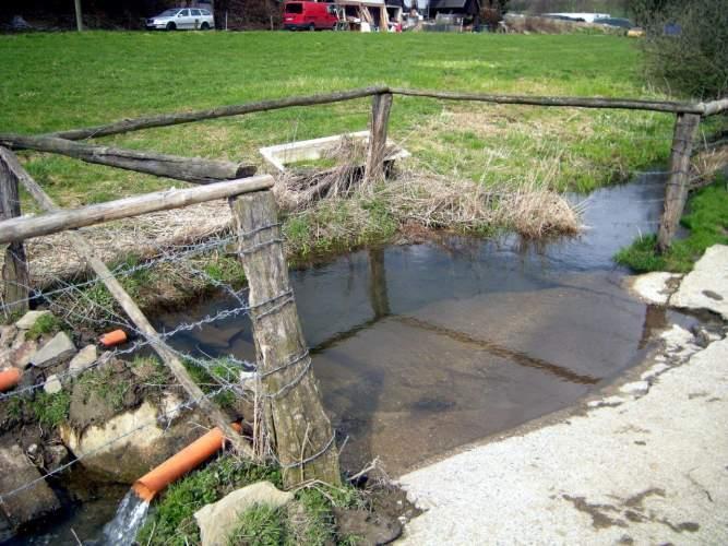 5. Vermeidung negativer Auswirkungen Befestigte Tränkestelle an natürlichen Gewässern Vorteile / Nachteile Punktuelle Uferveränderung Keine Tritt- und