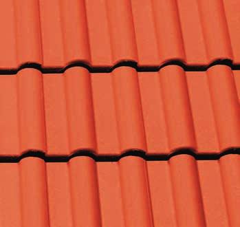 Die charakteristische, schwungvolle Form bringt das Dach besonders auf größeren Flächen optimal zur Geltung.