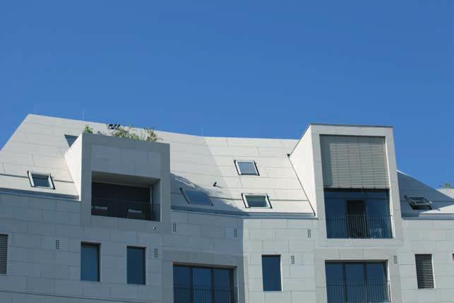 All in one ALL IN ONE Mono Cover Die großformatigen Fassadentafeln von Eternit Mono Cover werden ohne Schuppung auf dem Dach verlegt so verschmelzen Dach und Fassade zu einer Einheit.