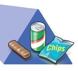 Lebensmittelgruppe - Snacks Empfehlung: Süsse und salzige Knabbereien haben Platz in einer gesunden Ernährung Sie eignen sich