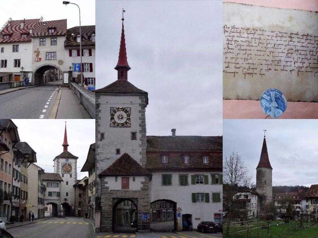Die Collage zeigt Eindrücke der beeindruckenden Altstadt von Mellingen: Fazit: Die Altstadt von